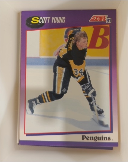 1991-92 Score American #287 Scott Young — front