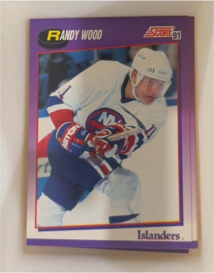 1991-92 Score American #281 Randy Wood — front