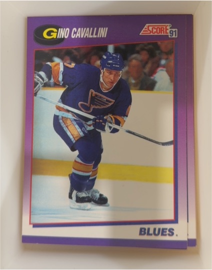 1991-92 Score American #258 Gino Cavallini — front
