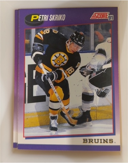 1991-92 Score #188 Petri Skriko — front