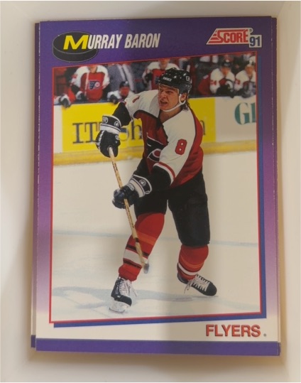 1991-92 Score #183 Murray Baron — front
