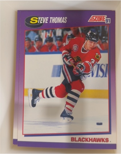 1991-92 Score #94 Steve Thomas — front