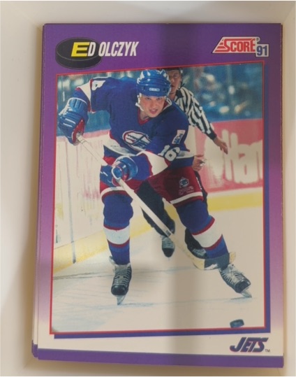 1991-92 Score American #60 Ed Olczyk — front