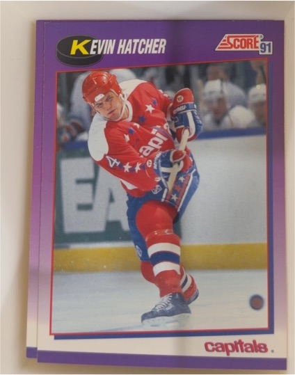 1991-92 Score American #20 Kevin Hatcher Washington Capitals — front