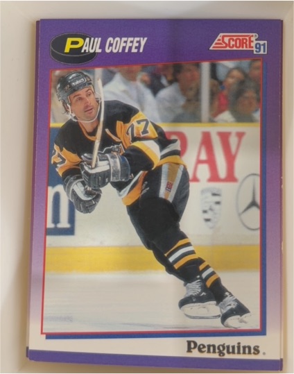 1991-92 Score American #115 Paul Coffey Pittsburgh Penguins — front