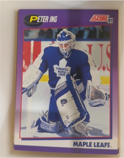 1991-92 Score #55 Peter Ing — front