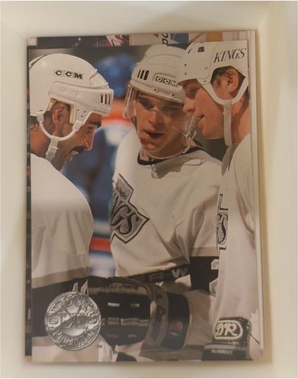 1991-92 Pro Set Platinum #142 Los Angeles Kings — front