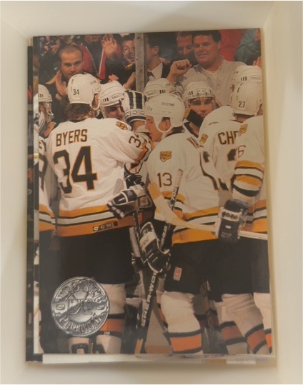 1991-92 Pro Set Platinum #140 Boston Bruins — front