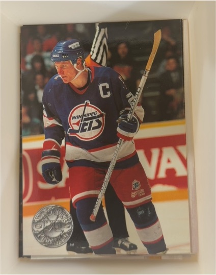 1991-92 Pro Set Platinum #138 Thomas Steen Winnipeg Jets — front