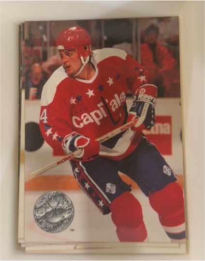 1991-92 Pro Set Platinum #127 Kevin Hatcher Washington Capitals — front