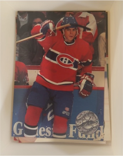 1991-92 Pro Set Platinum #62 Russ Courtnall Montreal Canadiens — front