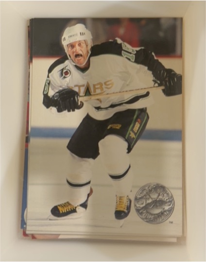 1991-92 Pro Set Platinum #60 Dave Gagner Minnesota North Stars — front
