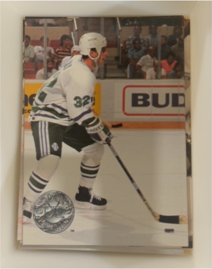 1991-92 Pro Set Platinum #45 Brad Shaw Hartford Whalers — front