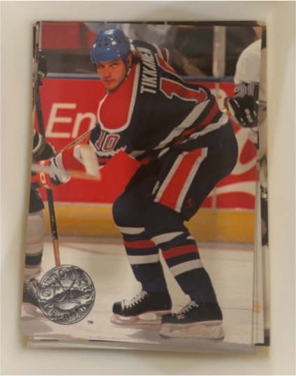 1991-92 Pro Set Platinum #39 Esa Tikkanen Edmonton Oilers — front