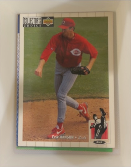 1994 Upper Deck Collector's Choice #597 Erik Hanson — front