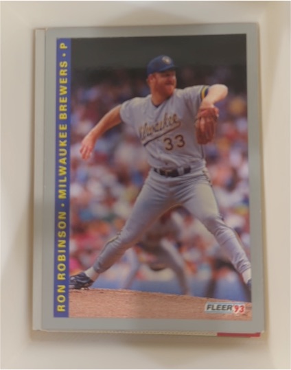 1993 Fleer #634 Ron Robinson — front