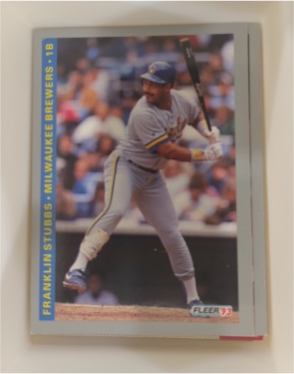 1993 Fleer #636 Franklin Stubbs — front