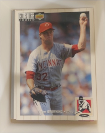 1992 Upper Deck #617 Tom Browning — front