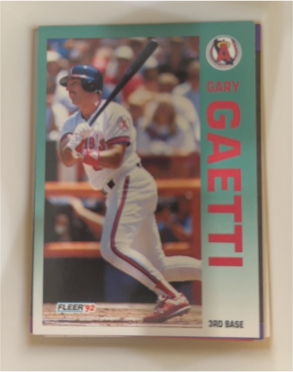 1992 Fleer #58 Gary Gaetti — front