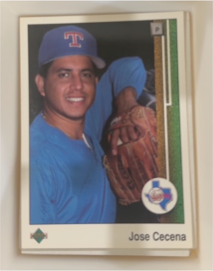 1989 Upper Deck #560 Jose Cecena — front