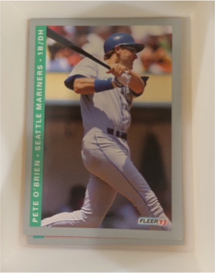 1993 Fleer #678 Pete O'Brien — front
