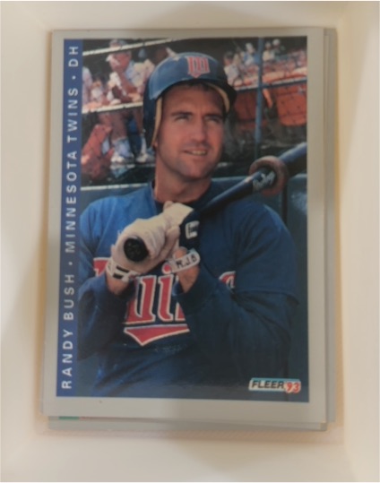 1993 Fleer #638 Randy Bush — front