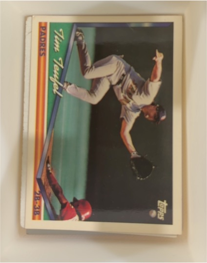 1994 Topps #254b Tim Teufel — front