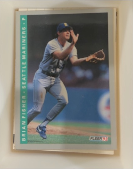 1993 Fleer #674 Brian Fisher — front