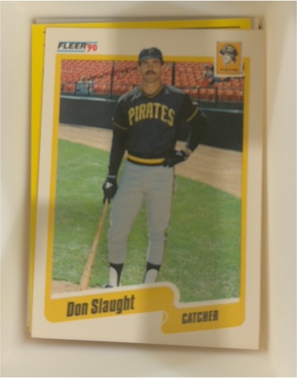 1990 Fleer Update #U-51 Don Slaught — front