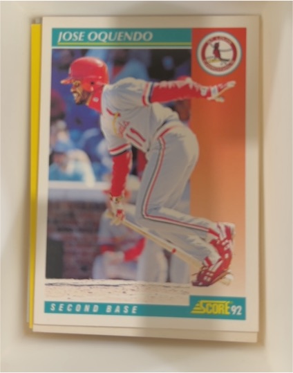 1992 Score #305 Jose Oquendo — front