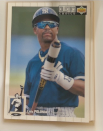 1994 Collector's Choice #504 Luis Polonia — front