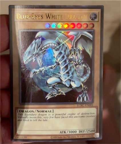 2020 Yu-Gi-Oh! LCKC-EN001 Blue-Eyes White Dragon — front