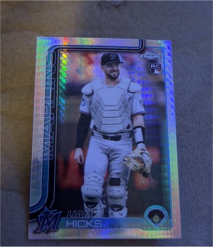 2025 Topps Chrome Update #USC86 Liam Hicks — front