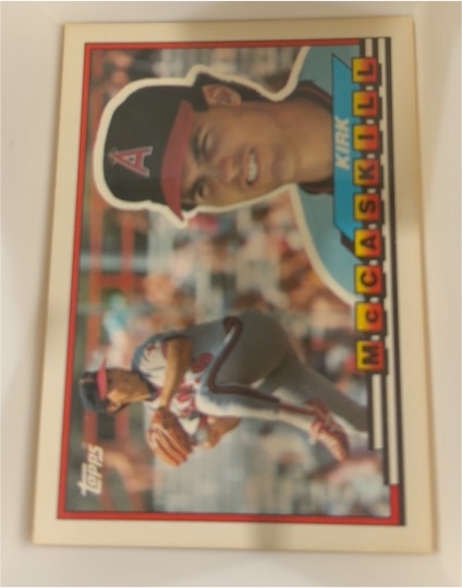 1989 Topps Big #77 Kirk McCaskill — front