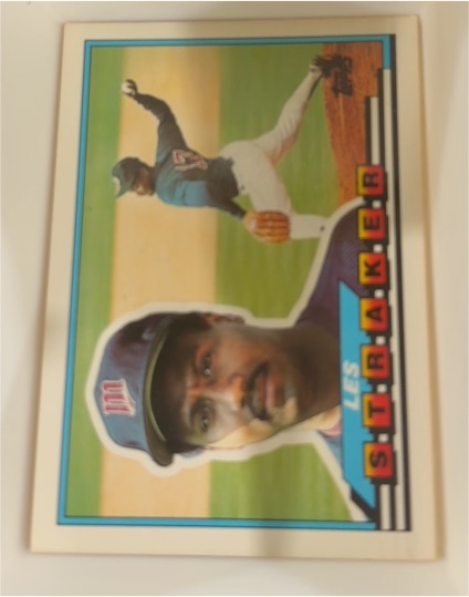 1989 Topps Big #90 Les Straker — front