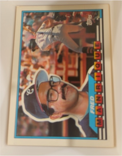 1989 Topps Big #84 Fred Manrique — front