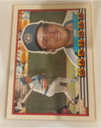 1989 Topps Big #N/A Jim Gantner — front
