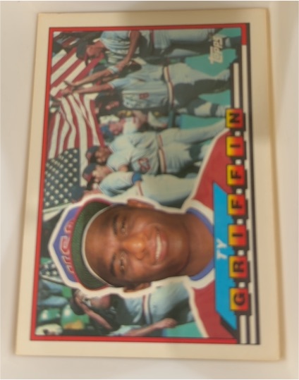 1989 Topps Big #170 Ty Griffin — front