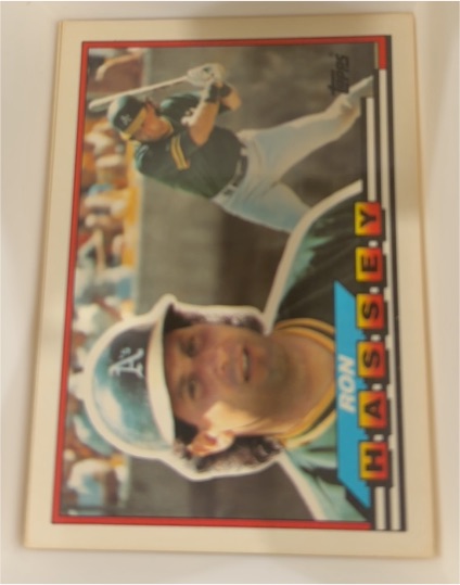 1989 Topps Big #44 Ron Hassey — front