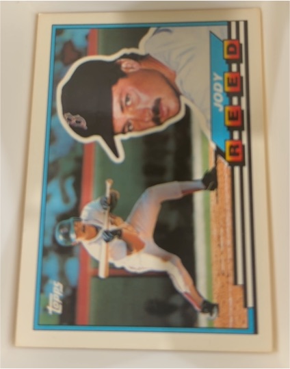 1989 Topps Big #D Joey Reed — front