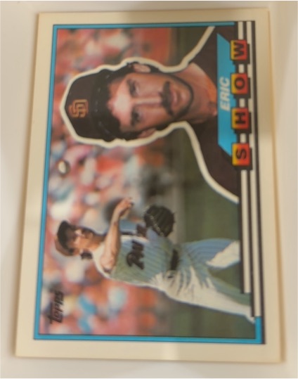 1989 Topps Big #99 Eric Show — front