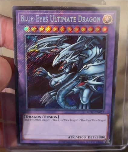 2003 Yugioh LCKC-EN057 Blue-Eyes Ultimate Dragon — front