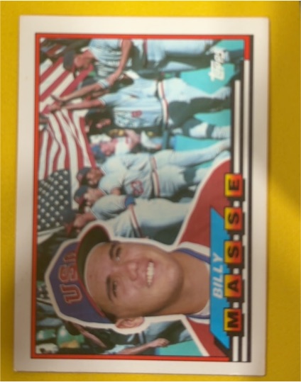 1989 Topps Big #179 Billy Masse — front
