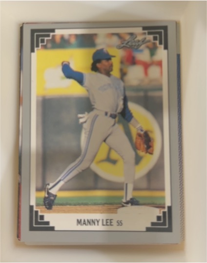 1991 Leaf #399 Manny Lee — front