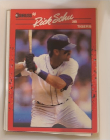 1990 Donruss #599 Rick Schu — front