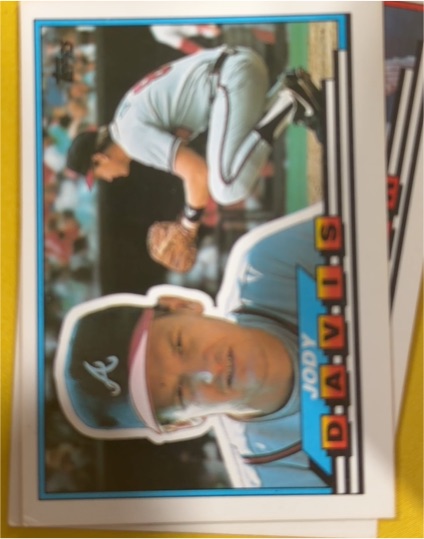 1989 Topps Big #S Jody Davis — front