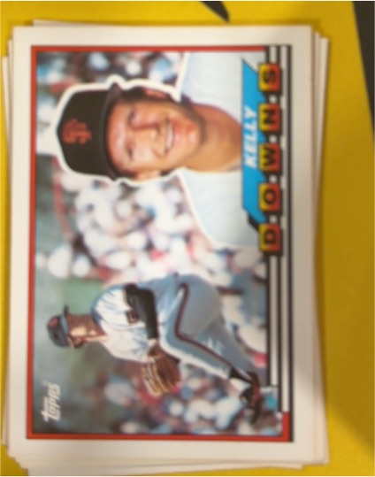 1989 Topps Big #112 Kelly Downs — front