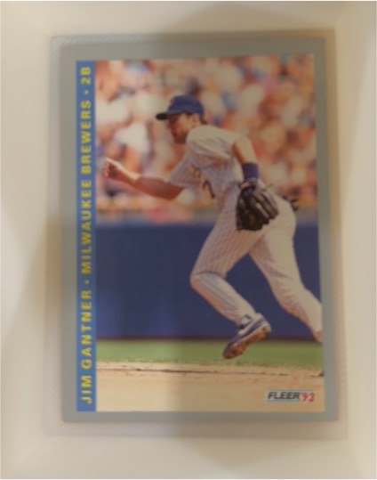 1993 Fleer #630 Jim Gantner — front
