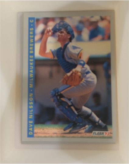 1993 Fleer #631 Dave Nilsson — front