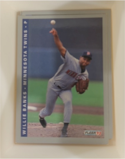 1993 Fleer #P Willie Banks — front
